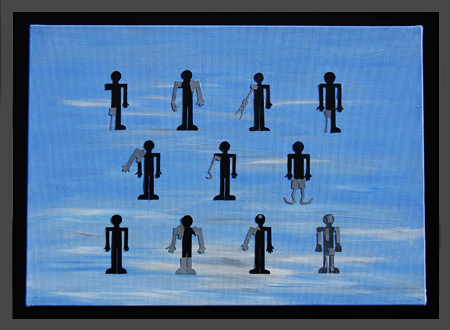 The Hybrid body soccer team